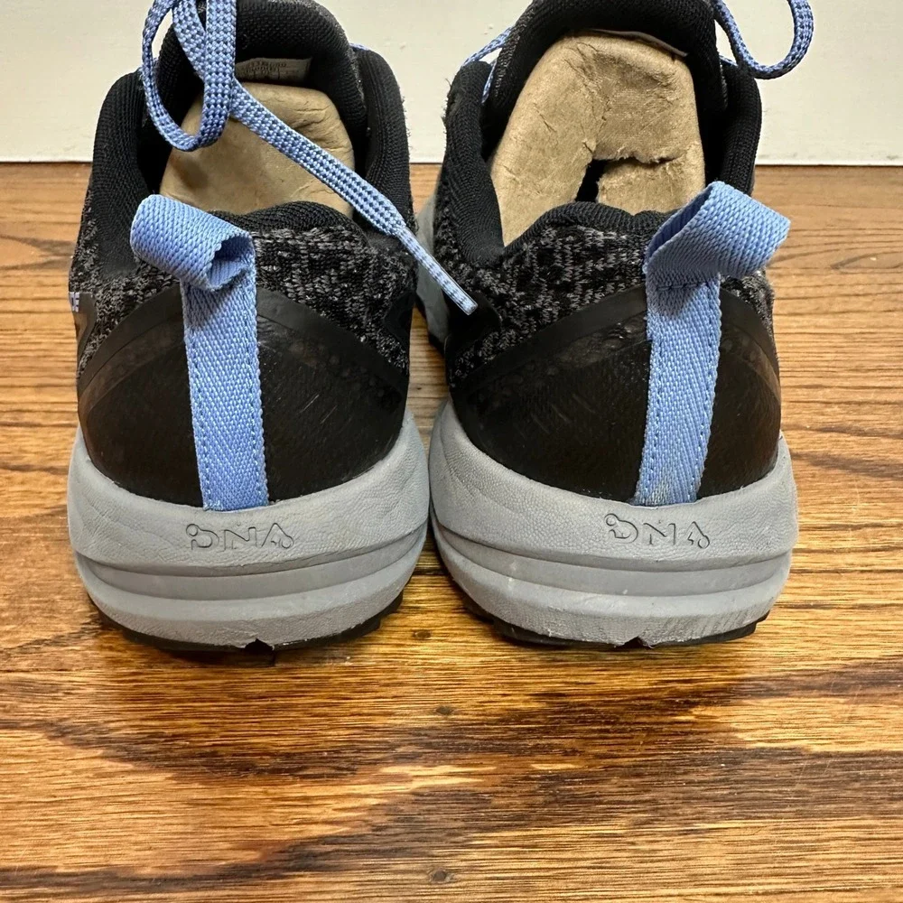 Brooks Divide 4‎ Women's Trail Running Shoes Black Blue Size 8